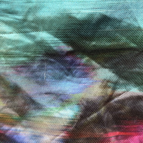 Nicole Miller Motion Blur Metallic Midi Dress, Size 2 - Picture 16 of 17